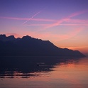 Coucher soleil Montreux - 014